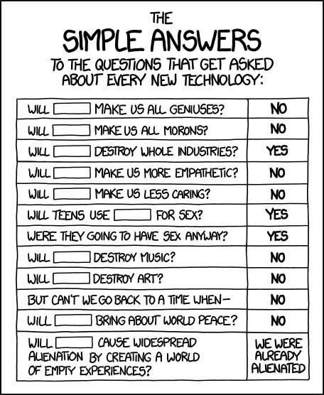 [xkcd: simple answers]